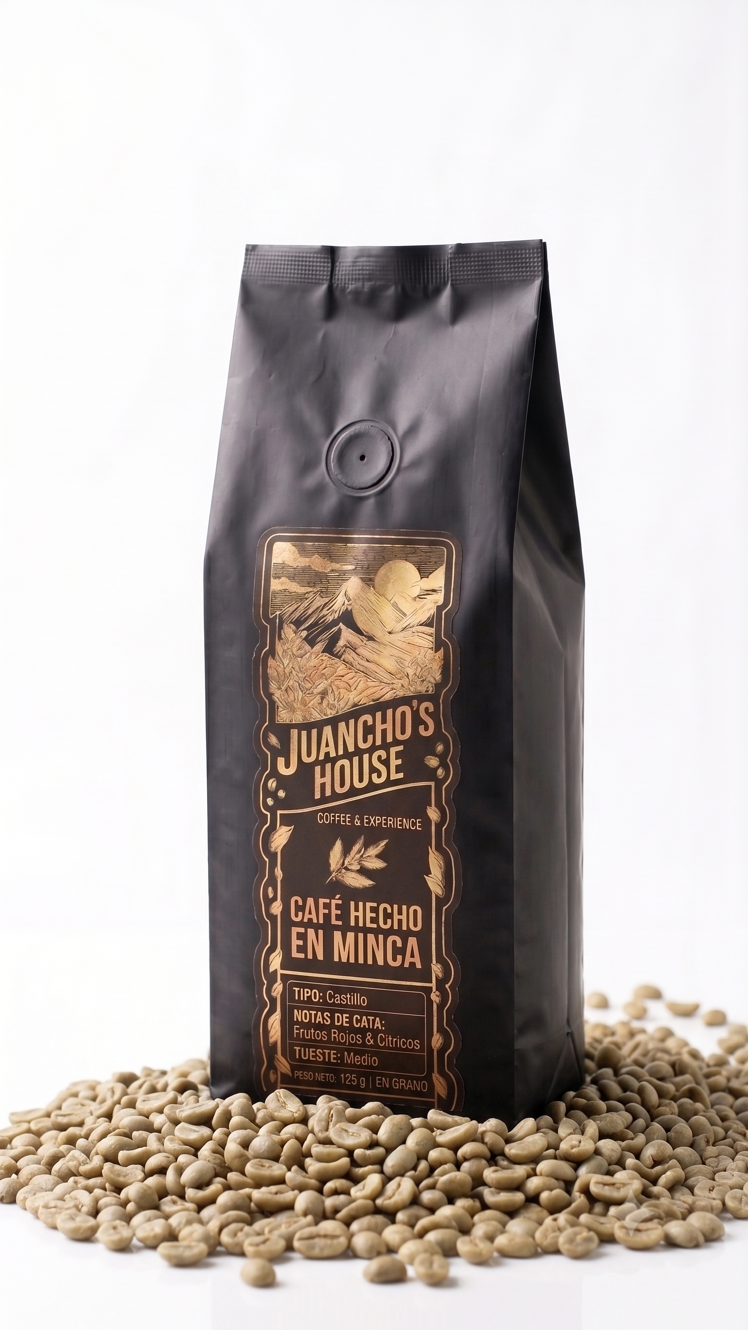 Cafe en grano por 125 gramos