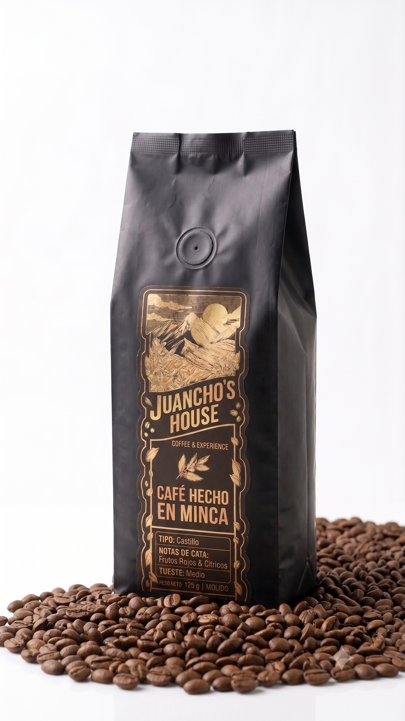 Cafe molido por 125 gramos