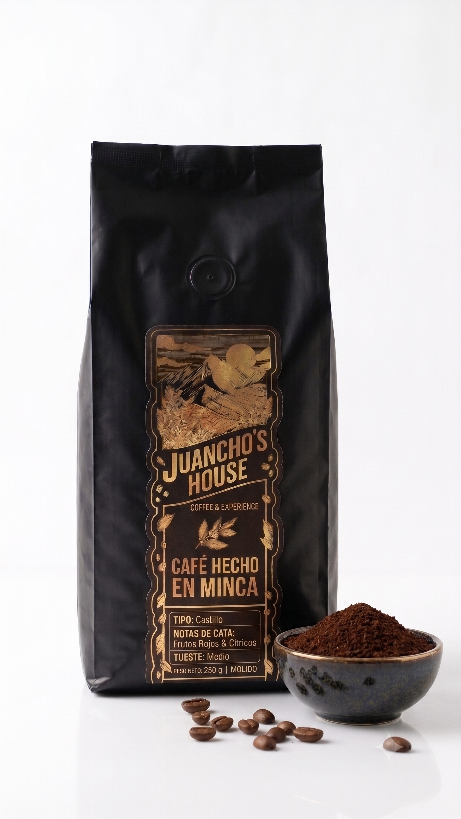 Cafe molido, 250 gramos